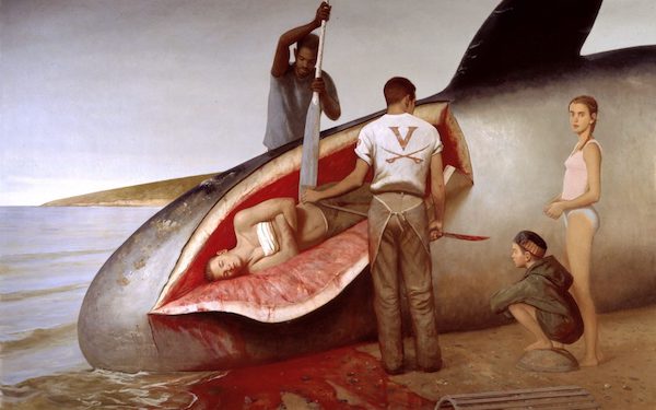 Leviathan painting by Bo Bartlett